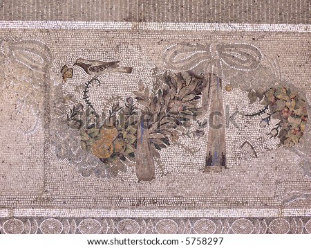 Antique Mosaic, Detail (Pergamon Museum, Berlin, Germany)