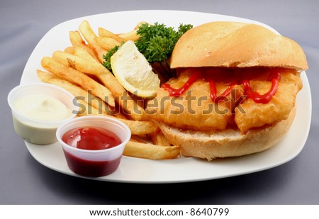 fries and burger combo