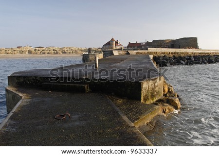 Beadnell Harbour. Englands only easterley facing harbour on the east coast of England