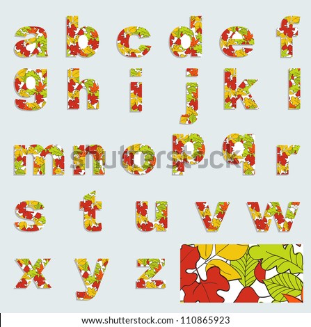 artistic alphabet letters