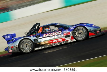 No 100 TEAM KUNIMITSU of RAYBRIG NSX, Dominik Schwager & Shinya Hosokawa in action Sepang during Super GT, 2007