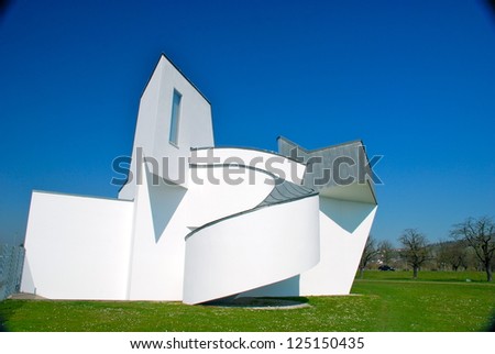 WEIL AM RHEIN, GERMANY - APRIL 12:  Vitra Design Museum designed by Frank Gehry on April 12, 2011. The Vitra Design Museum is an internationally renowned, privately owned museum for design