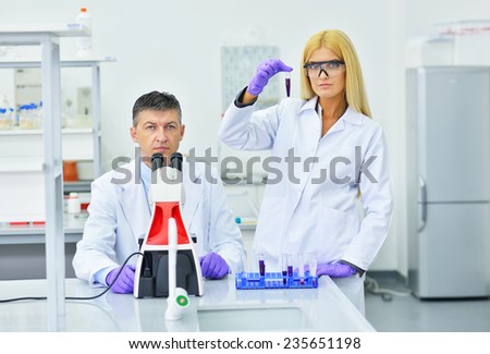 two people working in the laboratory