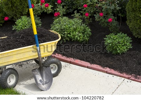 Its about that time to mulch around the neighborhood.