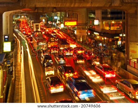 Rush Hour in Bangkok Centre