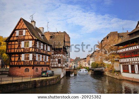 Colorful houses of Strasbourg