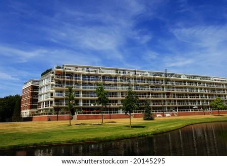 Modern apartments with garden (The Hague, The Netherlands)