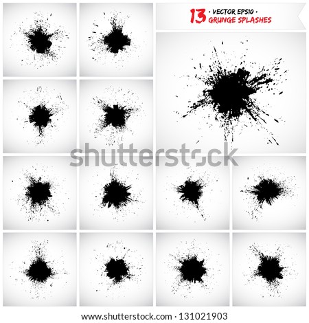 Set of grunge splashes Grunge background Grunge brushes Retro background Vintage background Design elements Grunge texture Hand drawn Texture background Abstract shapes Set of grunge splashes Grunge background Grunge brushes Retro background Vintage background Design elements Grunge texture Hand drawn Texture background Abstract shapes