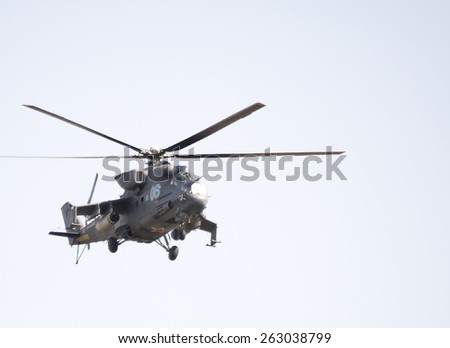 RUSSIA; ROSTOV-ON-DON - MARCH 21- The Mi-28N \