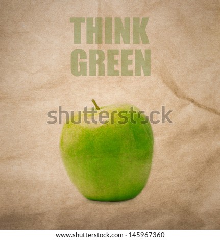 High resolution Brown natural grunge recycled paper texture background. Think Green. Ecology environmentally friendly planet Concept.