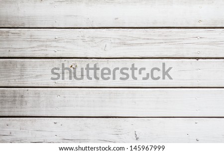 Old wooden white shabby  rustic background with horizontal boards