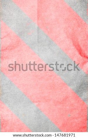 Designed art recycled paper  textured background with colored strips. Pink and grey