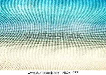 Grain wave aqua green and yellow paint wall background or texture