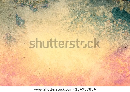 Abstract grunge paper background with space for text or image. Water color on old vintage paper texture background
