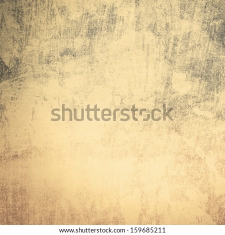 Abstract warm yellow  paper background. Designed grunge paper recycled  texture.