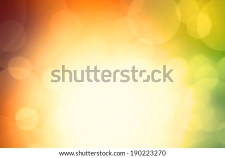 Abstract Holiday Lights twinkled bright background with bokeh defocused colorful lights. Festive background.