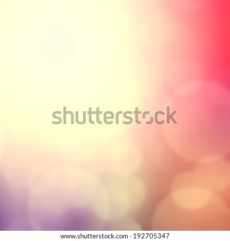 Abstract Holiday Lights twinkled bright background with bokeh defocused colorful lights. Festive background.