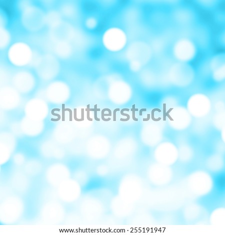 Abstract Christmas background with bokeh lights and place for text.