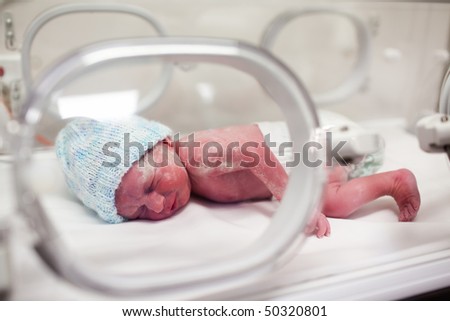 Newborn Baby Boy. stock photo : Newborn baby boy
