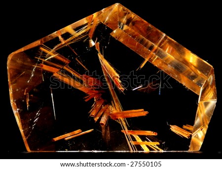 acicular crystals