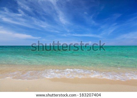 beach and ocean sea