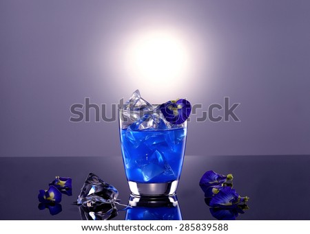 Butterfly pea flower and water pea for Health
