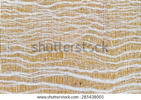 Light natural linen texture for the background for decorate and design project.