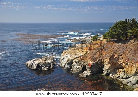 Coastal Vista on Pacific Coast Highway, California