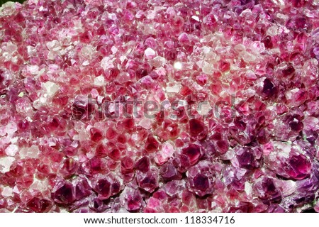 Red Amethyst Cluster Background