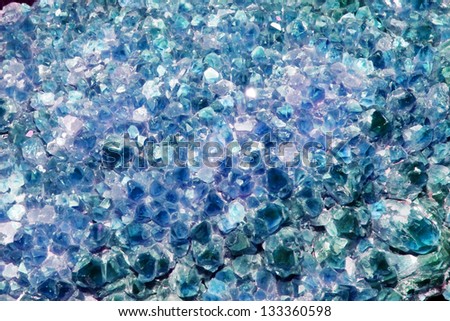 Light Blue Amethyst Cluster Background