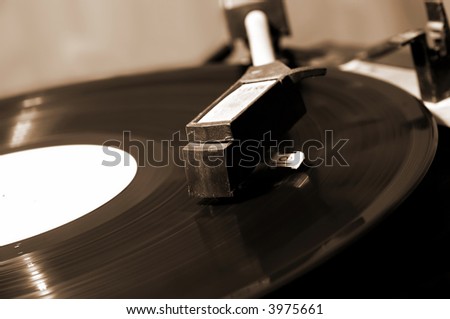 Old vinyl player