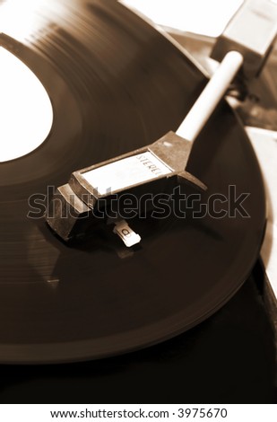 Old vinyl player