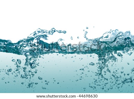 Water splashing background