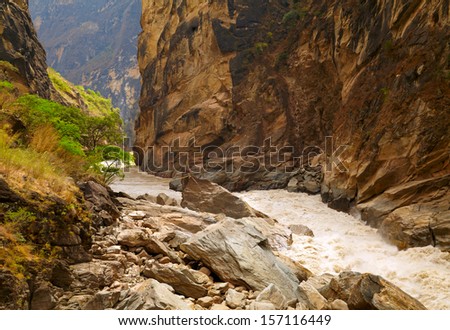 Tiger Leaping Gorge. Yunnan Province, China