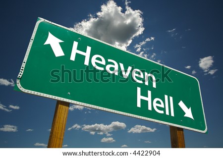 Pictures Of Heaven Clouds. stock photo : quot;Heaven, Hellquot;