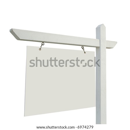 real estate sign pictures. Real Estate Sign Isolated