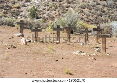 Set of Several Unknown Grave Crosses