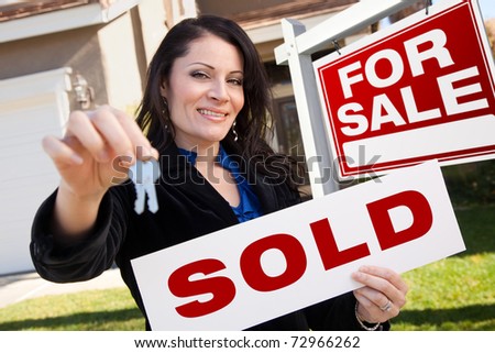 real estate sign sold. Sold Real Estate Sign and