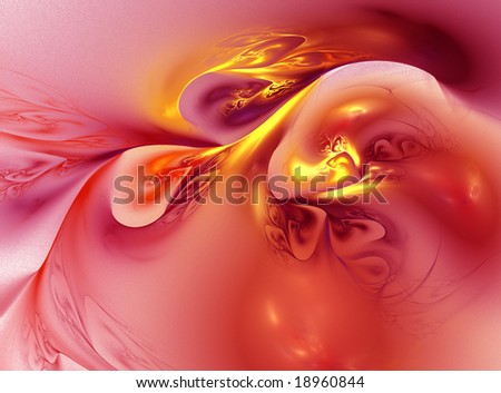 Cool swirling fractal. abstract