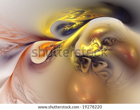 Cool swirling fractal. abstract
