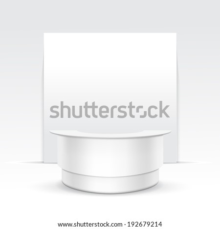 Vector Blank Exhibition Trade Stand Vector Blank Exhibition Trade Stand