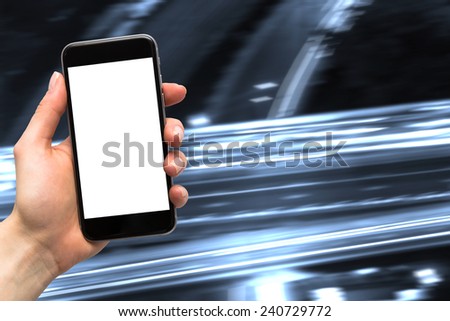 concept of web surfing with high speed of up using your phone