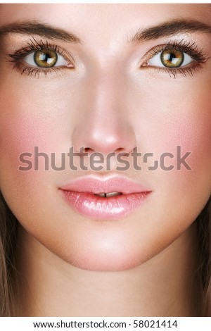stock photo Beauty with perfect natural makeup look Save to a lightbox