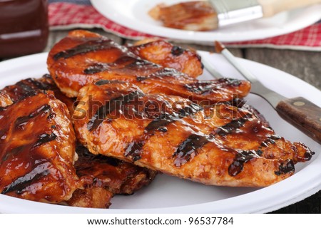 barbecue chicken breast