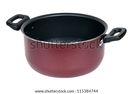 Pan with a covering not allowing burning.