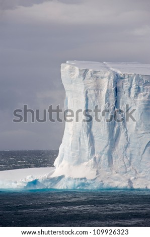 Large Icebergs in Antarctic Sound, Antarctica