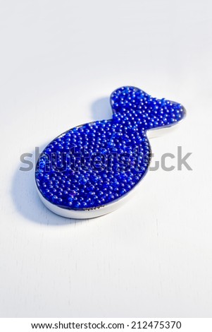 Fish shaped blue beads corporation is going ahead
