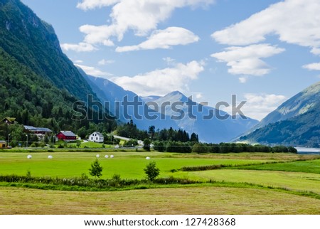 Norway, beautiful mountain landscape