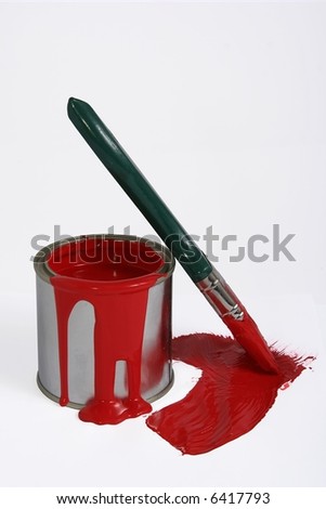 paint spilling
