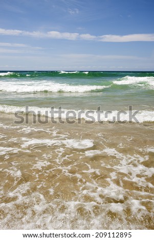 Surf and beach, Gold Coast Australia